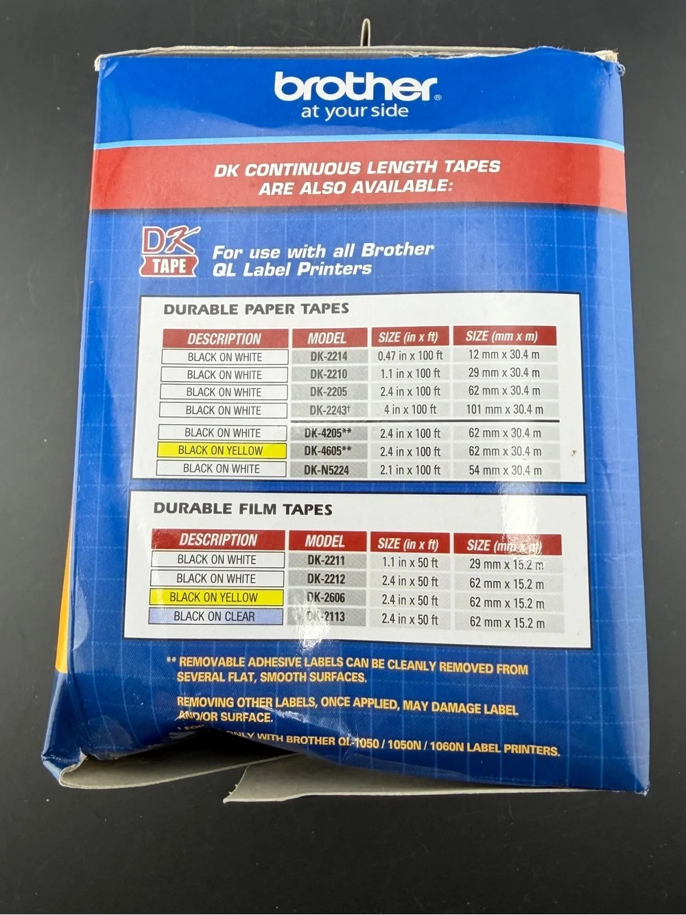 Brother DK-1209 Small Address Labels White 1.1” X 2.4” Roll Of 800 New Sealed